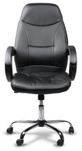 Stylish Modern Office Chair Front View Isolated