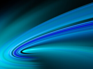 Poster - Fractal spiral. Abstract fractal patterns and shapes. Dynamic flowing natural forms.