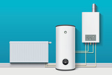 Heating System And Hot Water For House