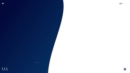 Poster - Abstract Blue template 4K Animation with modern shapes and white space for text. Presentation background concept design