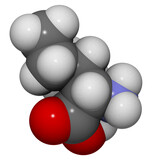 Fototapeta Perspektywa 3d - Isoleucine (Ile, I) molecule