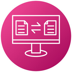 Sticker - File Transfer Icon Style