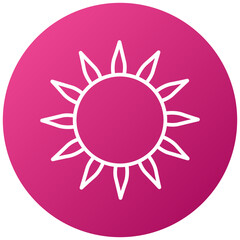 Poster - Sun Icon Style