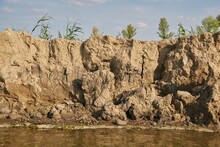 River Bank Erosion In A Turn
