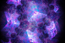 Abstract Kaleidoscope Background. Beautiful Multicolor Kaleidoscope Texture. Unique Kaleidoscope Design.