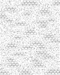 © emily - Brick and Concrete Wall Pattern - Black and White Illustration