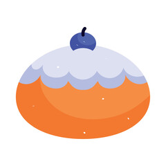 Sticker - jewish sufganiyot icon