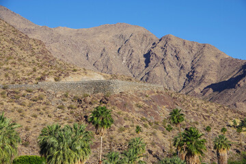 Wall Mural - San Jacinto mountains near Palm Springs in the California desert area