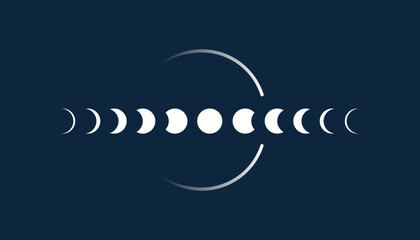 solar eclipse astrology logo. minimalist background with typography, shining glowing circle. graphic