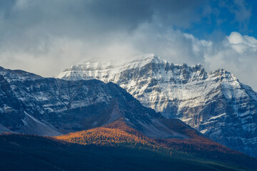 The Canadian Rockies or Canadian Rocky Mountains, comprising both the Alberta Rockies and the B.C. Rockies, is the Canadian segment of the North American Rocky Mountains.