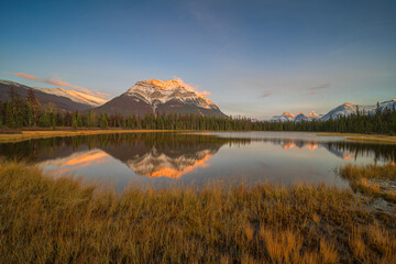 Mount Kerkeslin is a 2,956 m (9,698 ft) mountain summit located in the Athabasca River valley of Jasper National Park, in the Canadian Rockies of Alberta, Canada.