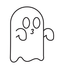 Sticker - halloween ghost icon