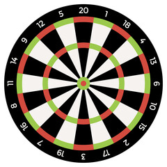 Wall Mural - darts board icon