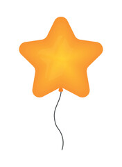 Wall Mural - star shape balloon