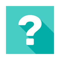 Question mark, FAQ sign, Help symbol, vector mark symbols light blue style. Isolated icon.