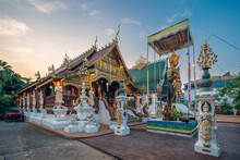 Wat Ming Muang In Chiang Rai Province, Thailand.