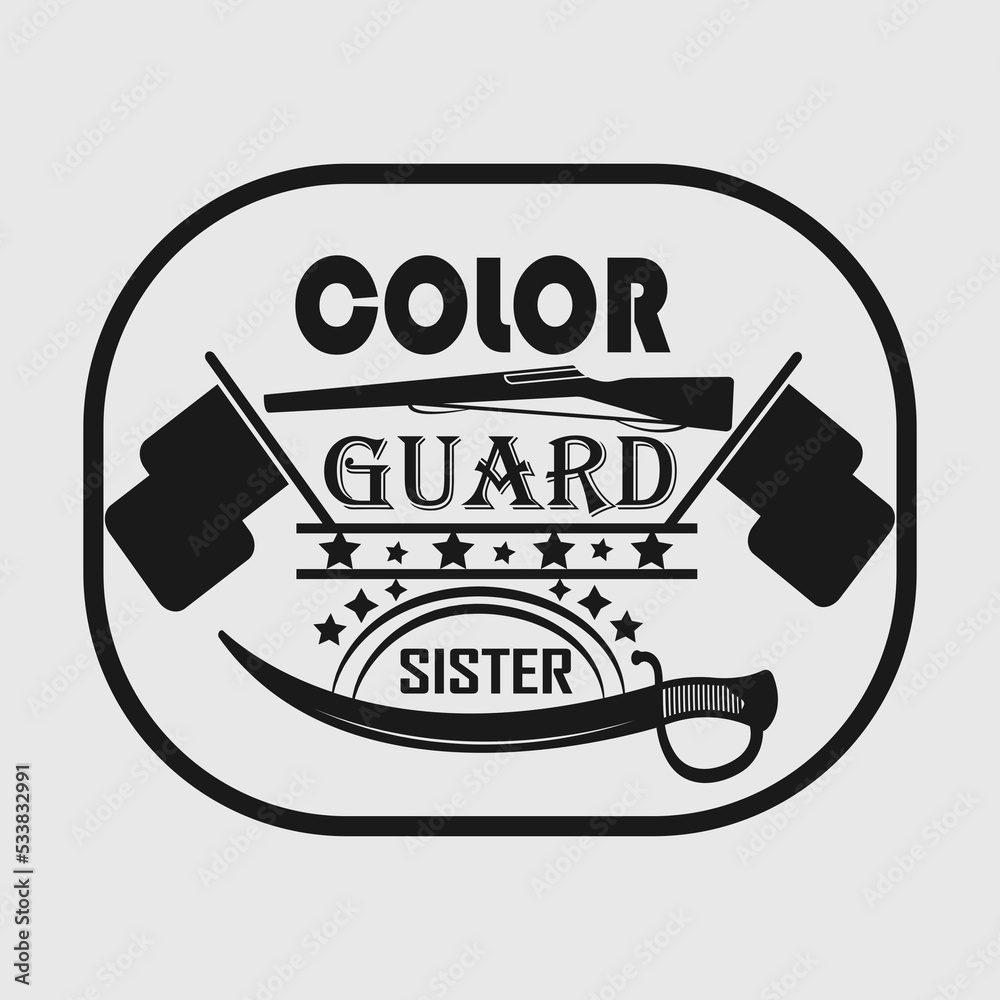 Color Guard SVG Cut File, Color Guard Grandma Svg, Color Guard Brother ...