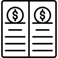 Poster - Balance Sheet Icon