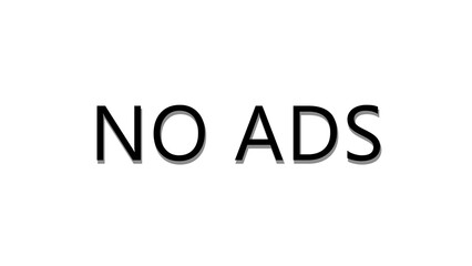 No Ads Graphic design motion graphics, Sale motion graphics banner design, internet social media technology concept. Internet Social media advertisement.