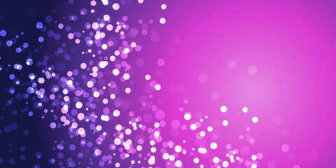 Wall Mural - Sparkling, Glittering Abstract Background Design - Blue and Purple Colored Multi Purpose Vector Template, Base for Holiday Designs