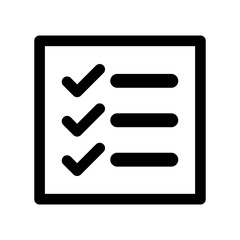 Poster - Checklist icon. Task list. Vector.
