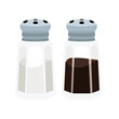 Salt and pepper Shaker emoji vector illustration