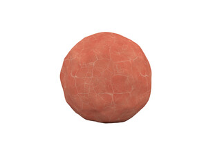 Wall Mural - Stone sphere. 3D rendering illustration.