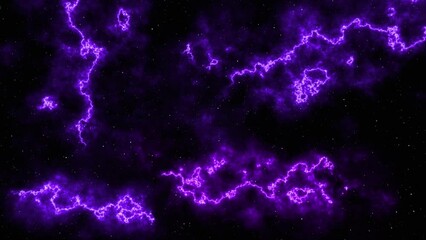 Wall Mural - Purple Space and Energy scenes motion background - Abstract Galaxy background 