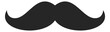 Mustache in retro style. Barber logo. Moustache icon