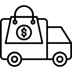 Sticker - Shopping Delivery Icon