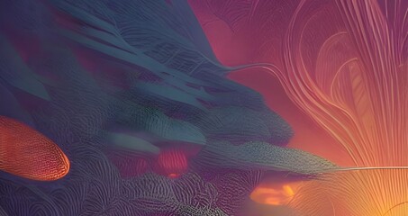 abstract pattern decorated structure illustration