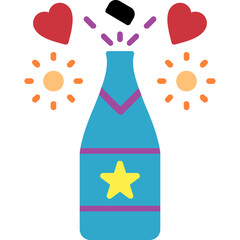 Sticker - Champagne Icon