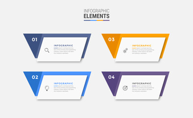 Steps infographic design