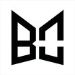 BO Logo monogram design template