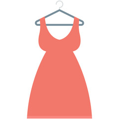 Wall Mural - Party Dress Vector Icon