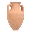 3d rendering illustration of an amphora jar vase
