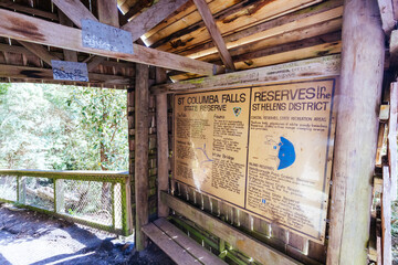 Poster - St Columba Falls in Tasmania Australia