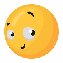 Emoji Shy 3d Style