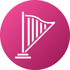 Poster - Harp Icon Style