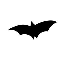 Sticker - flying bat silhouette