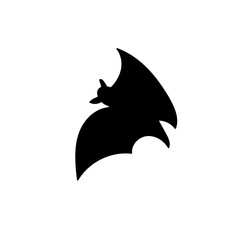 Sticker - flying bat silhouette