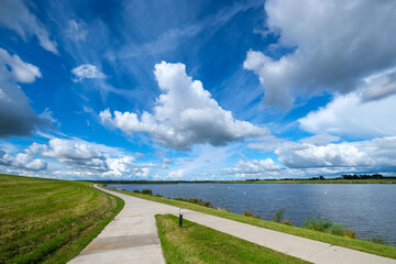 Wall Mural - Reevediep , Kamperveen, Overijssel province, The Netherlands