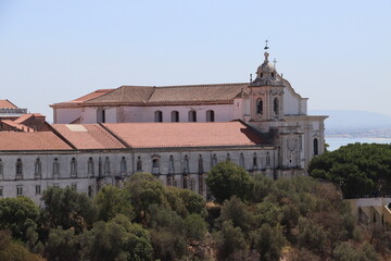 Poster - church and covent in Alfama district 