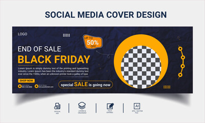 Fashion sale social media banner or social media template