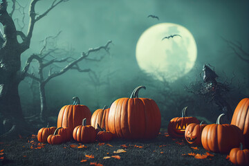 spooky halloween background