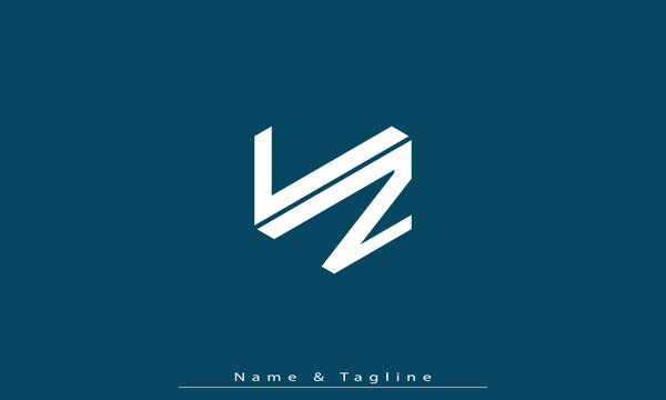 Alphabet letters Initials Monogram logo LZ , ZL