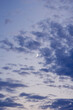 Clouds + Crescent Moon