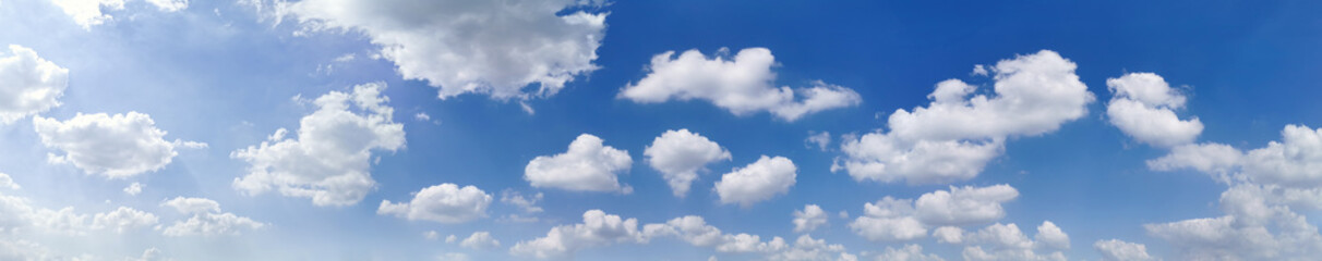 beautiful blue sky with some clouds