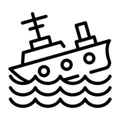 Sticker - Check this line icon of water disaster