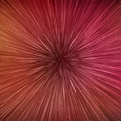 Wall Mural - hyperspace speed effect in night starry sky. bright red galaxy, square background